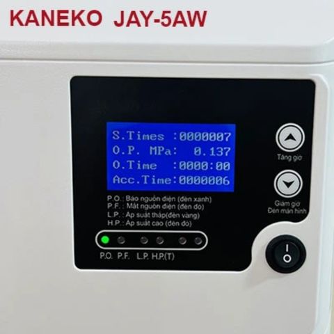 Màn hình hiển thị của Máy tạo oxy 5 lít/phút Kaneko Jay-5aw