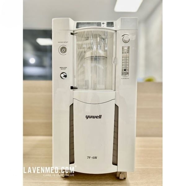 Máy tạo oxy 5 lít Yuwell 7F-5D / 7F-5DW (7F-6W) kèm xông
