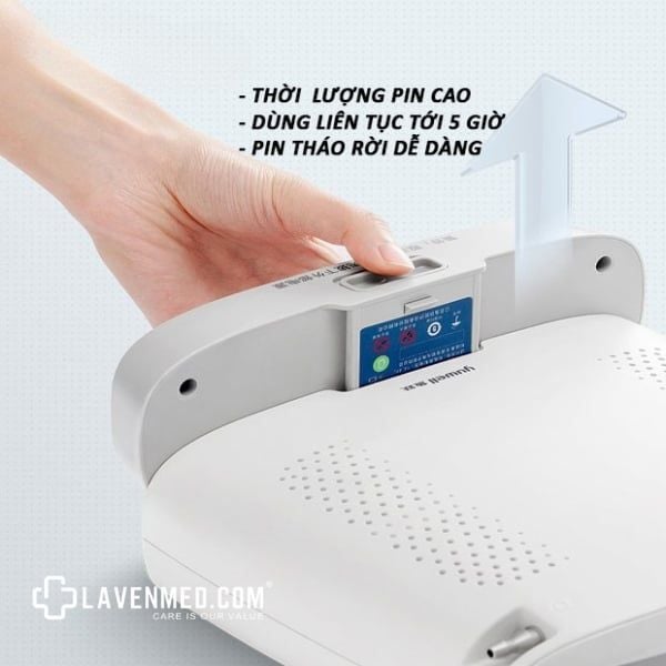 Máy tạo oxy cầm tay Yuwell Spirit 3 Bộ sản phẩm đầy đủ và tiện lợi