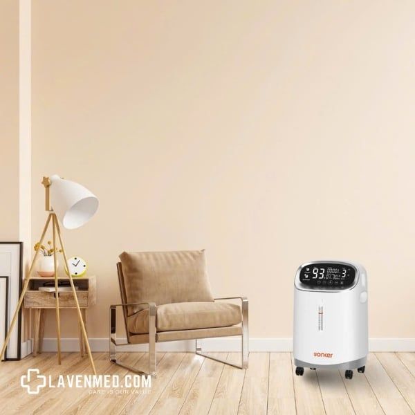 Máy tạo oxy Yonker Y501W Thiết kế tiện dụng và độ ồn thấp