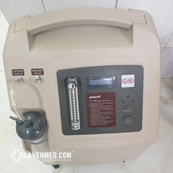 Máy tạo Oxy Yuwell 7F-10W 10 Lít/Phút được sử dụng cho bệnh nhân cần lượng oxy cao