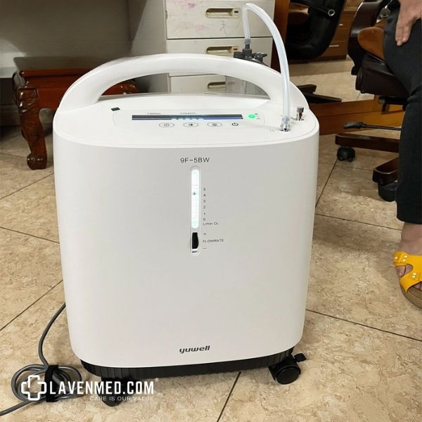 Máy tạo oxy Yuwell 9F-5BW hoạt động ổn định hơn, có thể vận hành liên tục mà không gặp phải vấn đề về nhiệt độ.
