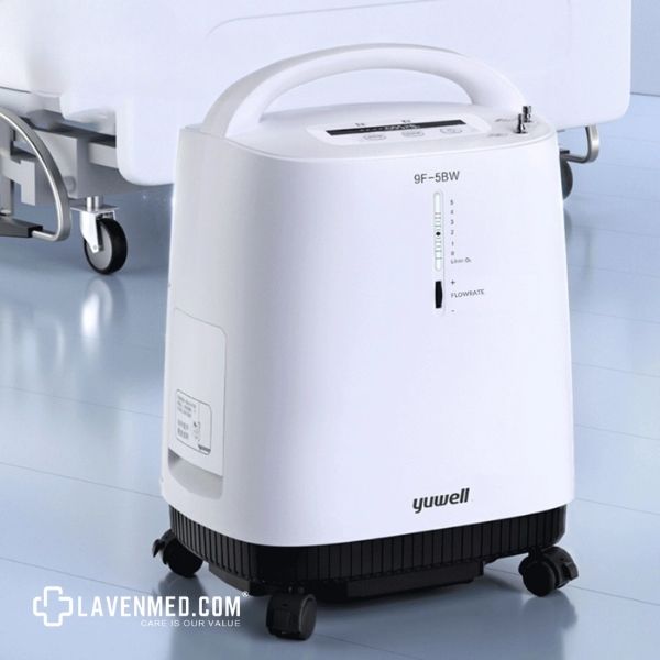 Máy tạo oxy Yuwell 9F-5BW là thiết bị y tế hiện đại, được thiết kế để cung cấp oxy tinh khiết hiệu quả cho người dùng tại gia đình