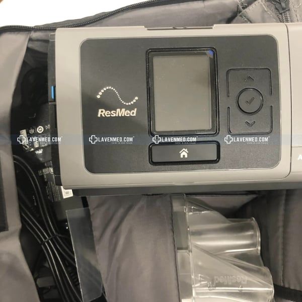 Máy thở CPAP Resmed AirStart 10 APAP hiển thị kết quả ngay trên màn hình