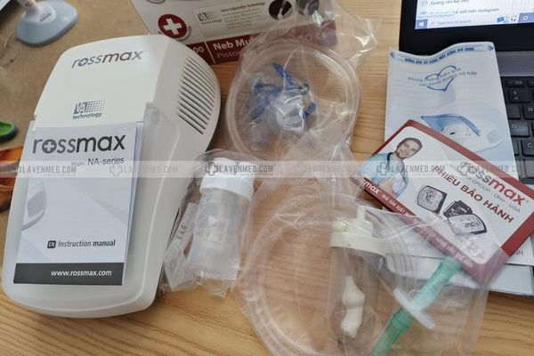 Trọn bộ máy xông hút mũi Rossmax NA90 / NA100