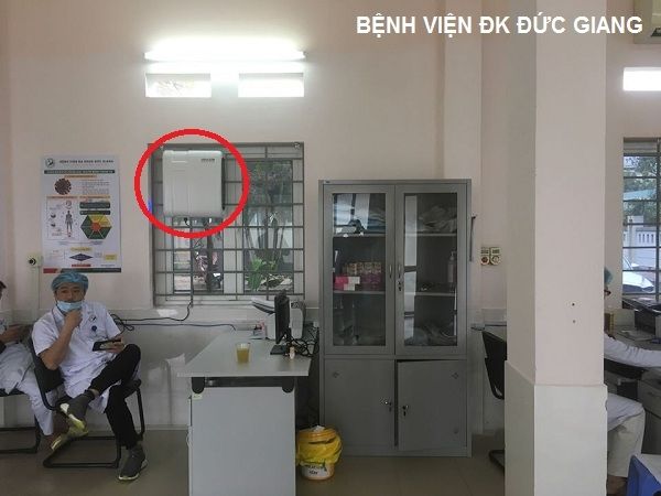 Airocide giúp loại bỏ vi khuẩn, vi rút và nấm mốc trong không khí, giảm nguy cơ nhiễm trùng bệnh viện