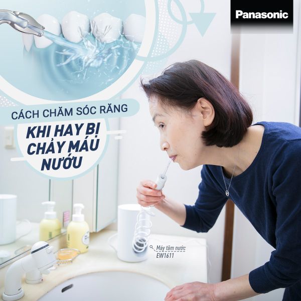 Máy tăm nước Panasonic EW1611 là máy tăm nước gia đình Hot nhất năm 2022