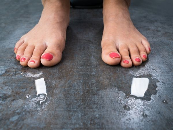 Mùi mồ hôi chân có thể gây ra sự thiếu tự tin, nhất là khi bạn phải đi giày lâu dài.