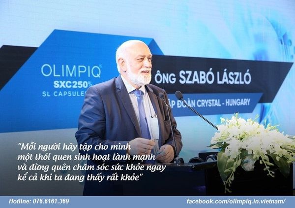 Szabó László người sáng tạo ra hoạt chất tăng sinh tế bào gốc Olimpiq đẩy lùi bệnh tật (Ảnh bài từ Vnexpress)