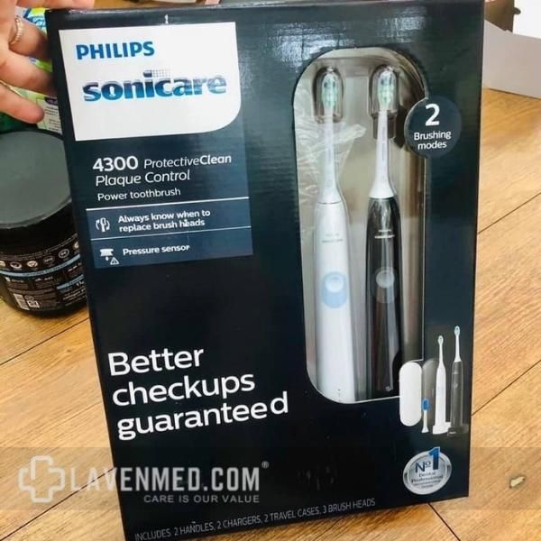 Hộp đựng bộ 2 Bàn chải đánh răng điện Philips Sonicare Protective Clean 4300