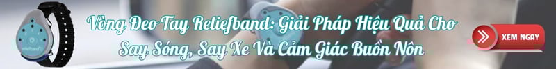 Mua ngay Vòng đeo tay Reliefband Classic Chống say tàu xe ốm nghén tiền đình