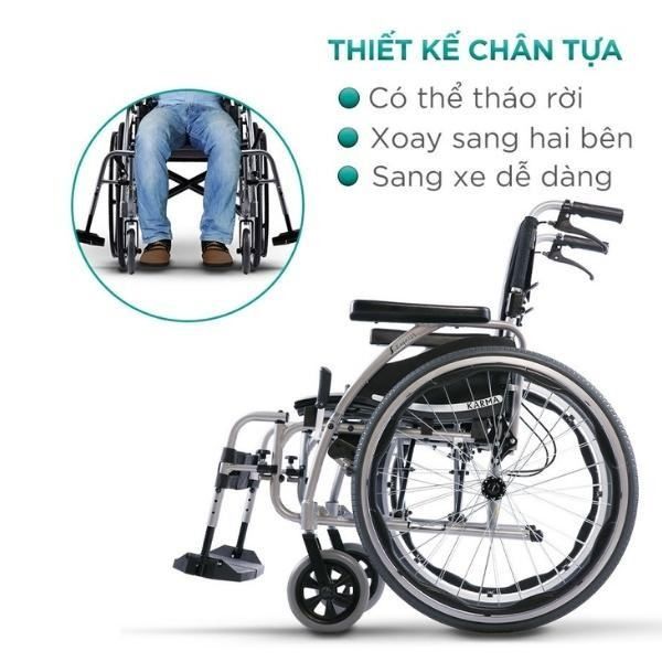 Karma S-Ergo 125 cũng có chỗ để chân đã được cấp bằng sáng chế