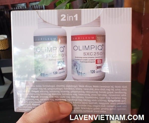 Thành phần trong tăng sinh tế bào gốc Olimpiq SXC 250% phổ thông