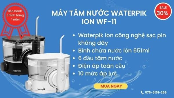 Máy Tăm Nước Waterpik Ion WF-11