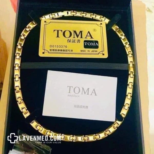 Vòng điều hòa huyết áp Toma 9MF - Vòng cổ nam thích hợp làm quà tặng