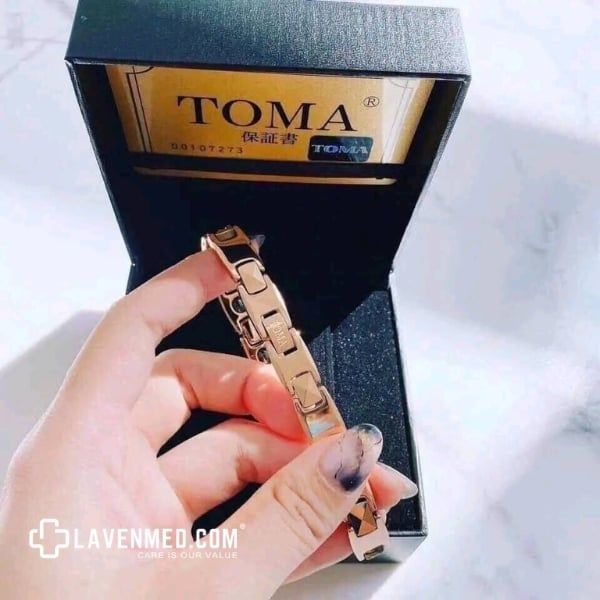 Vòng điều hòa huyết áp Toma 3F - Vòng tay nam
