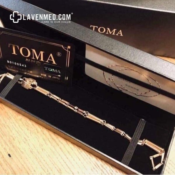 Vòng điều hòa huyết áp Toma 6F - Vòng cổ nữ Hỗ trợ sức khỏe với lực từ của nam châm vĩnh cửu.