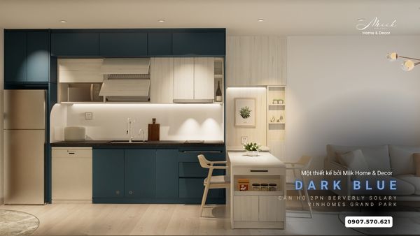 CĂN HỘ 2PN BEVERLY SOLARI OASIS – MÀU XANH DARK BLUE TRẦM ẤM