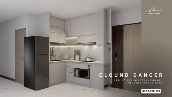 CĂN HỘ 2PN BEVERLY SOLARI TROPICAL – MÀU CLOUD DANCER NHẸ NHÀNG