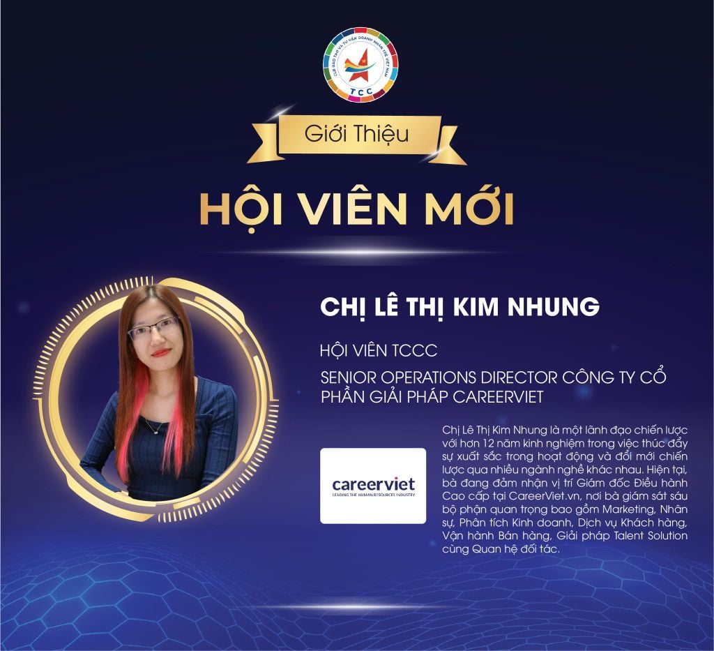 Chị Lê Thị Kim Nhung – Hội viên TCCC