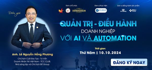 QUẢN TRỊ DOANH NGHIỆP THÔNG MINH VỚI AI VÀ AUTOMATION ĐƠN GIẢN NHƯ CHƠI PICKLEBALL