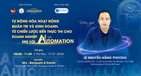 TỰ ĐỘNG HÓA HOẠT ĐỘNG QUẢN TRỊ VÀ KINH DOANH - CHÌA KHÓA ĐỂ DOANH NGHIỆP SME BỨT PHÁ TRONG KỶ NGUYÊN CÔNG NGHỆ