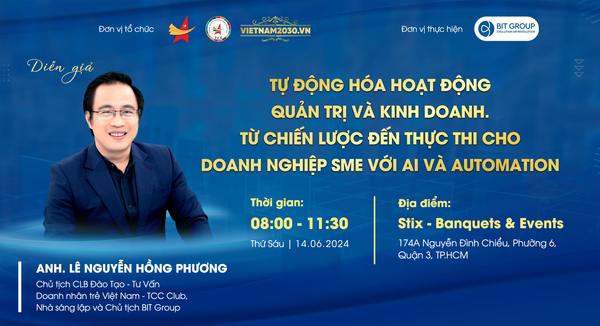 TỰ ĐỘNG HÓA HOẠT ĐỘNG TỔ CHỨC - CƠ HỘI CHUYỂN HOÁ CỦA DOANH NGHIỆP SME
