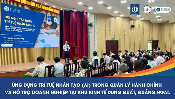 Ứng dụng trí tuệ nhân tạo (AI) trong quản lý hành chính và hỗ trợ doanh nghiệp tại Khu kinh tế Dung Quất và các Khu công nghiệp Quảng Ngãi.