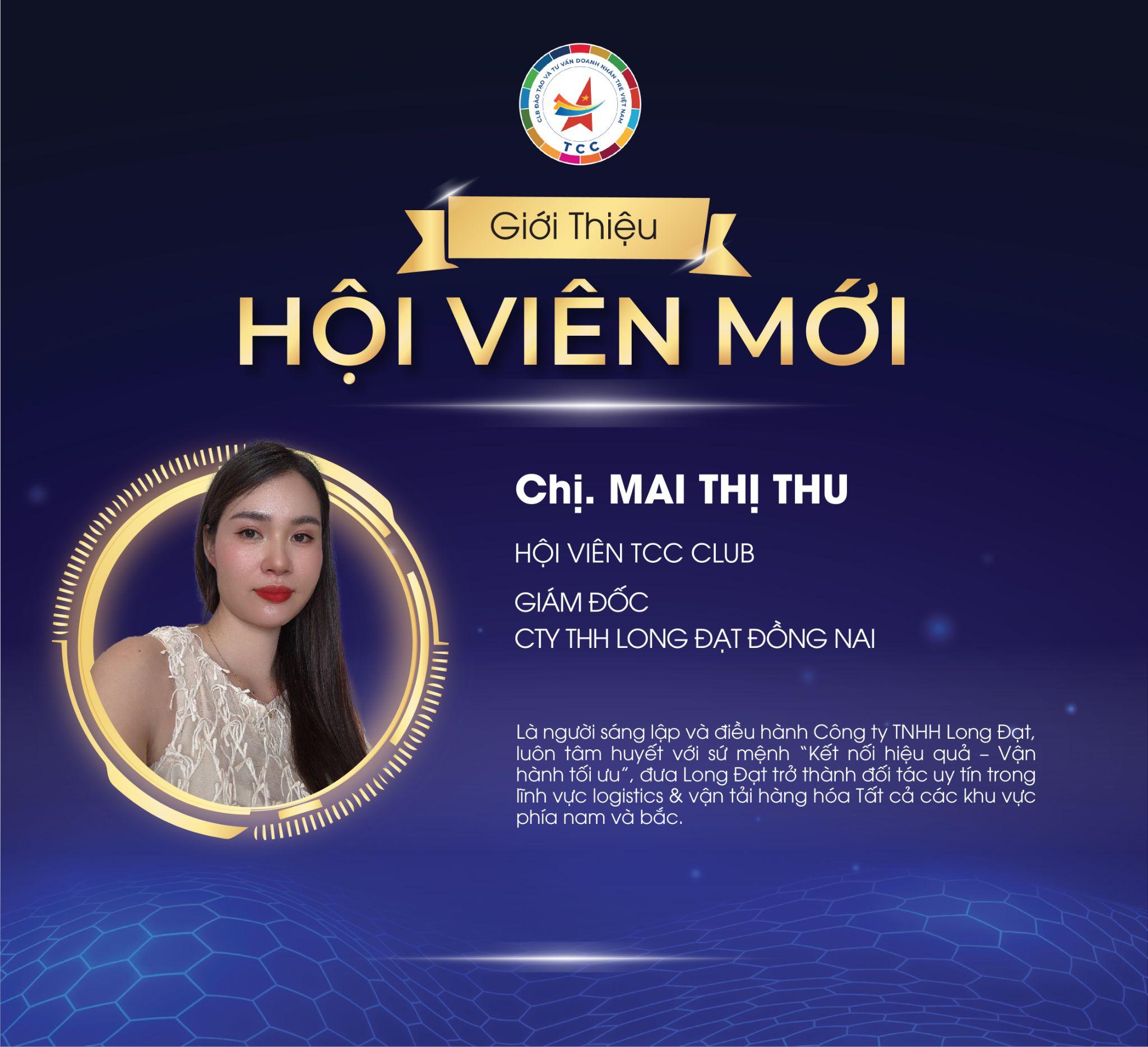 Chị Mai Thị Thu