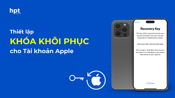 Thiết lập khóa khôi phục cho Tài khoản Apple