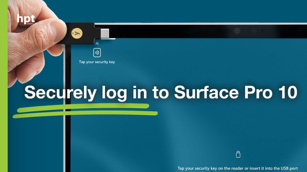 Surface Pro 10 Business - Bước tiến mới trong bảo mật với NFC và YubiKey