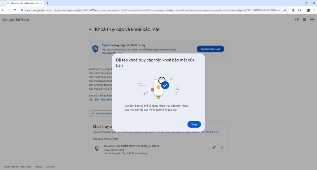 Hướng dẫn cài đặt Yubico YubiKey cho tài khoản Google