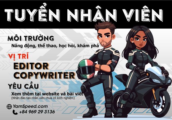 YAM SPEED tuyển dụng nhân sự làm việc tại Trường đua Đại Nam