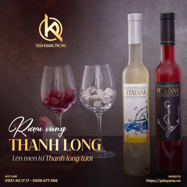 Rượu Vang Thanh Long Pitayana – Tinh Hoa OCOP từ Tuy Phong, Bình Thuận