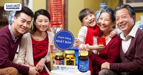 Khỏe vui đón Tết với thực phẩm chức năng Nhật Bản