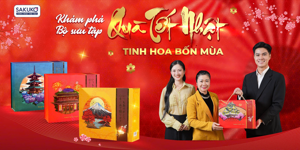 KHÁM PHÁ BST QUÀ TẾT NHẬT 2025 TẠI SAKUKO: TINH HOA BỐN MÙA