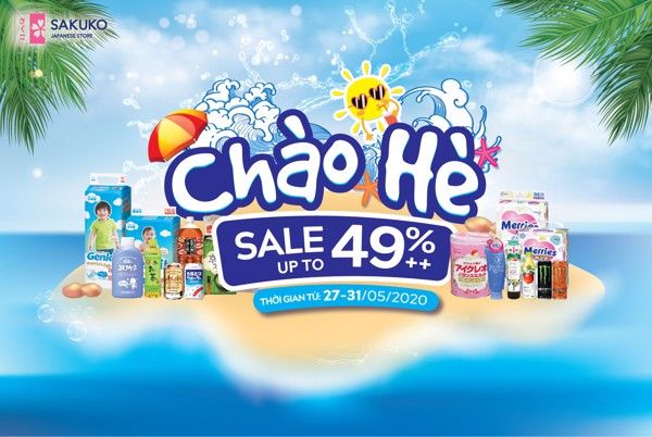 Phá đảo nắng hè - ưu đãi tới 49%++ vô vàn sản phẩm Nhật nội địa chính hãng