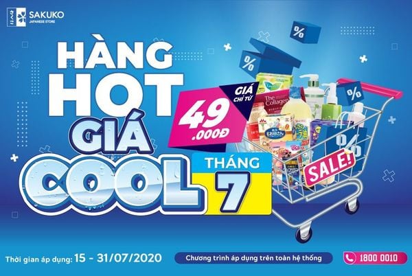 Siêu ưu đãi hàng hot giá cool tháng 7/2020