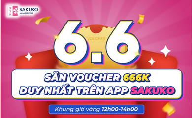 6/6 GIỜ VÀNG DEAL SỐC - SĂN VOUCHER 666K - SỐ LƯỢNG CÓ HẠN!