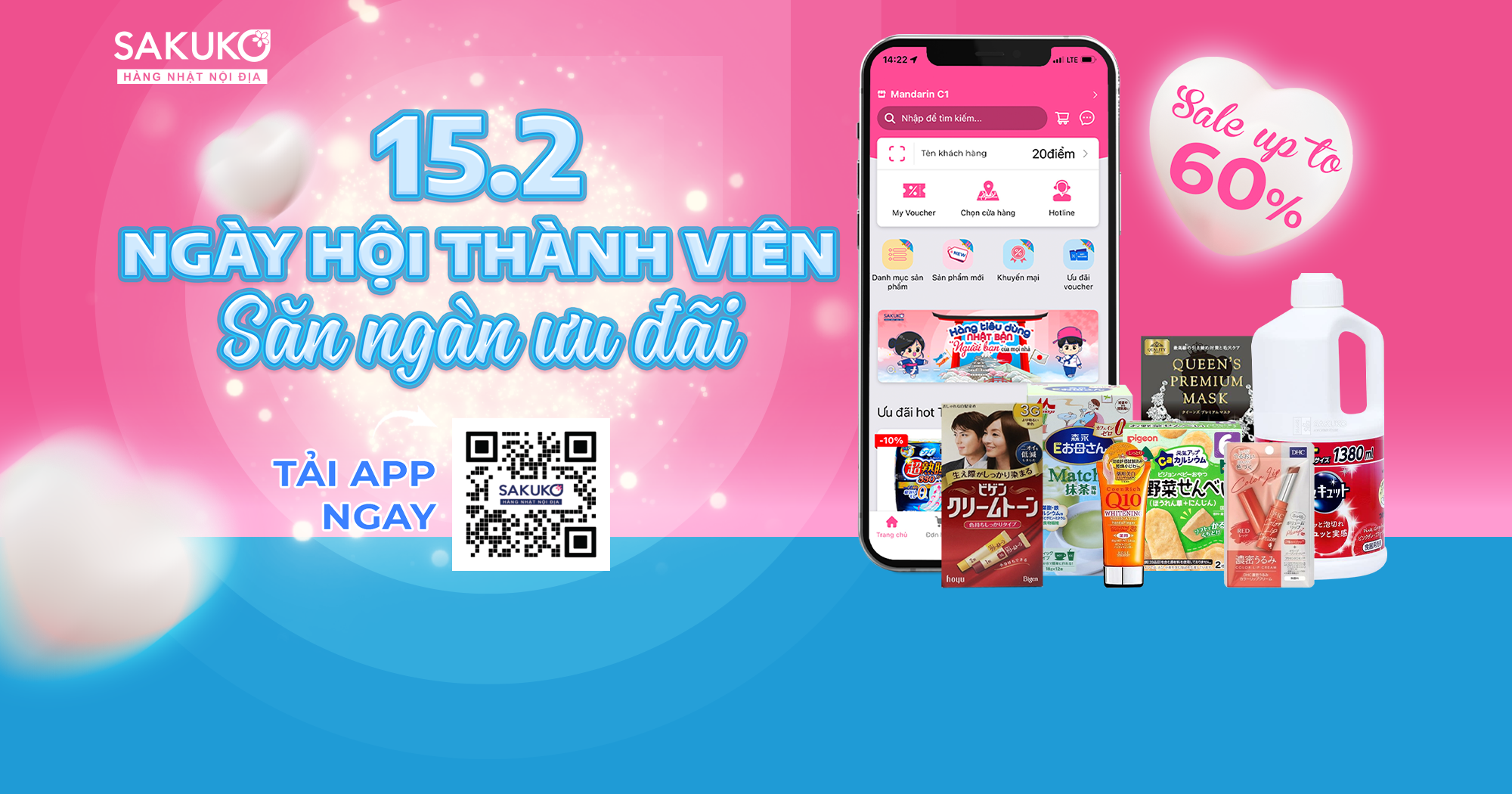 NGÀY HỘI THÀNH VIÊN 15/02 - SĂN NGÀN ƯU ĐÃI