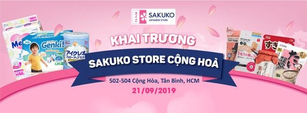 KHAI TRƯƠNG SAKUKO STORE CỘNG HOÀ