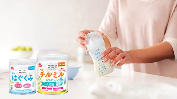 Cách pha sữa Morinaga số 0 và số 9 chuẩn xác nhất cho mẹ