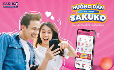 Hướng dẫn tải App Sakuko - Nhận ngay voucher 50K!