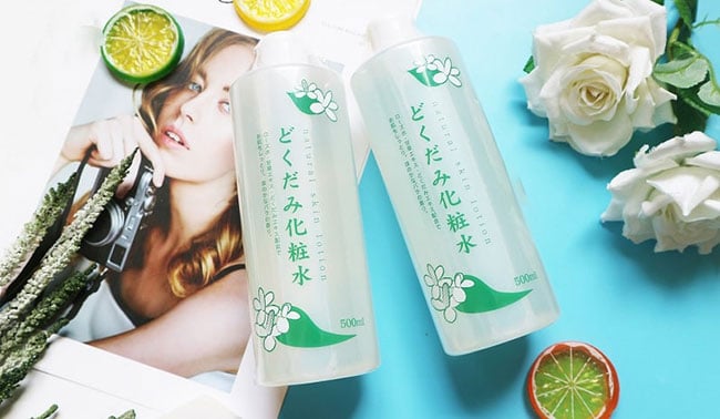 Review lotion Dokudami diếp cá - Giải đáp lo ngại về thành phần cồn!