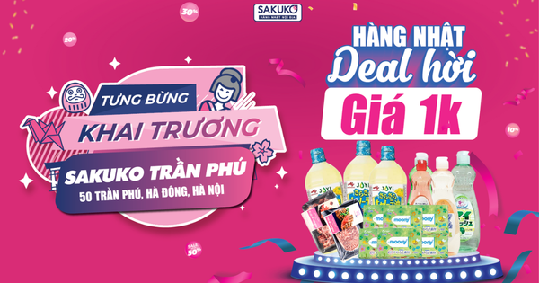 Tưng bừng khai trương siêu thị Sakuko Trần Phú (Hà Nội)