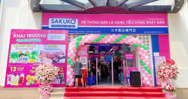 Khai trương Sakuko Fresh T6 Times City - Mô hình mới của Sakuko