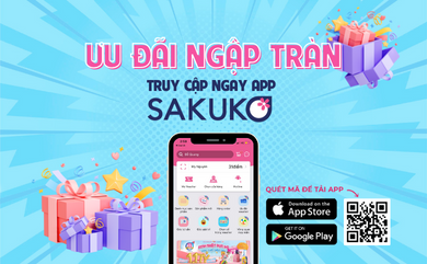 Sinh nhật rộn ràng - Tưng bừng ưu đãi trên App Sakuko