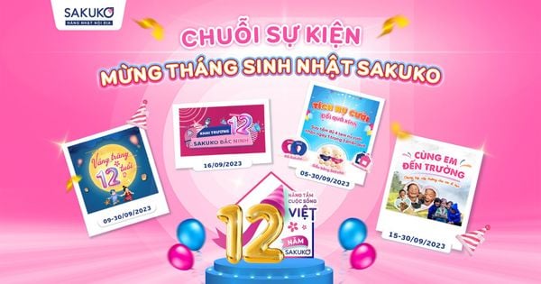 BÙNG NỔ CHUỖI SỰ KIỆN TRONG THÁNG SINH NHẬT SAKUKO