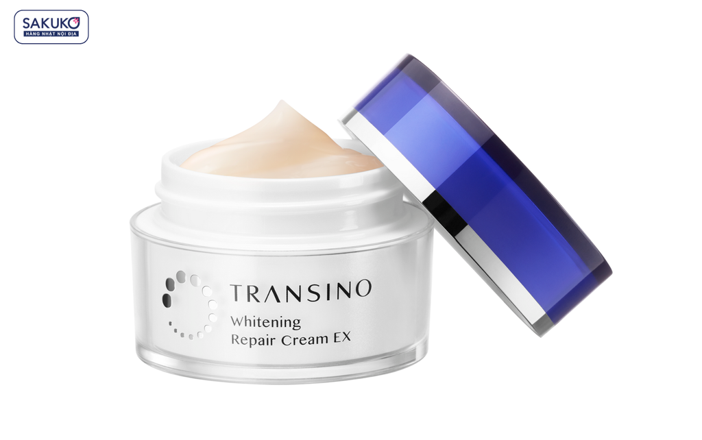 Review kem trị nám transino của nhật Transino Whitening Repair Cream: kem đặc trị nám cao cấp Nhật Bản.