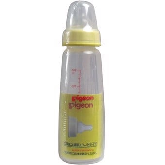 Bình sữa Pigeon 240ml chất liệu nhựa PPSU cổ hẹp.